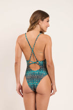 Load image into Gallery viewer, Model Back: Rio De Sol One-Piece Brisa Sunny