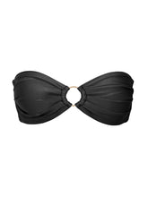 Load image into Gallery viewer, Product Front: Rio De Sol Top Top Shimmer-Black Mavi