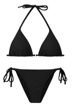 Load image into Gallery viewer, Product Front: Rio De Sol Set Set Bora-Black Tri-Inv Lacinho
