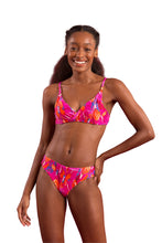 Load image into Gallery viewer, Model Front: Rio De Sol Top Top Flavors Balconet-Inv