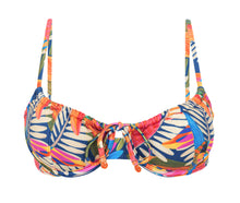 Load image into Gallery viewer, Product Front: Rio De Sol Top Top Jungle Balconet-Tie