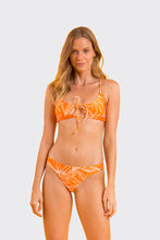 Load image into Gallery viewer, Model Front: Rio De Sol Set Set Trail-Orange Tank-Tie Essential-Comfy