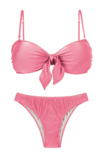 Load image into Gallery viewer, Product Front: Rio De Sol Set Set Shimmer-Confetti Bandeau-Knot Essential