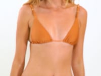 Load and play video in Gallery viewer, Video: Rio De Sol Top Top Shimmer-Nocciola Lia-Noa