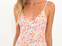 Load and play video in Gallery viewer, Video: Rio De Sol One-Piece Ditsy-Sky Hype