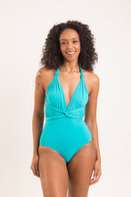 Load image into Gallery viewer, Model Front: Rio De Sol One-Piece Nanai Marina