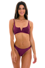 Load image into Gallery viewer, Model Front: Rio De Sol Top Top Viena Bra-V