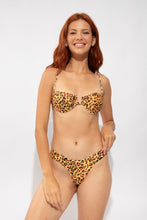 Load image into Gallery viewer, Model Front: Rio De Sol Top Top Yellow-Feline Zaya
