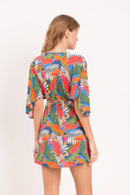 Load image into Gallery viewer, Model Back: Rio De Sol Mini Dress Jungle Mini Dress
