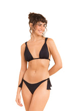 Load image into Gallery viewer, Model Front: Rio De Sol Bottom Bottom Dots-Black Italy
