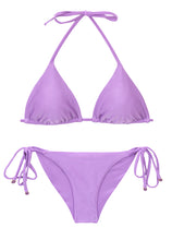 Load image into Gallery viewer, Product Front: Rio De Sol Set Set Orchid Tri-Inv Cheeky-Tie
