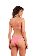 Load image into Gallery viewer, Model Back: Rio De Sol Top Top Shimmer-Confetti Bandeau-Joy
