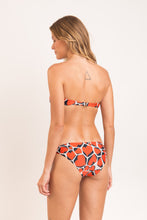 Load image into Gallery viewer, Model Back: Rio De Sol Top Top Amore-Red Bandeau-Joy
