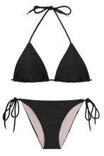 Load image into Gallery viewer, Product Front: Rio De Sol Set Set Shimmer-Black Tri-Rope Ibiza-Rope
