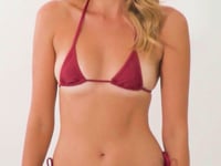 Load and play video in Gallery viewer, Video: Rio De Sol Top Top Touch-Carmim Tri-Mini
