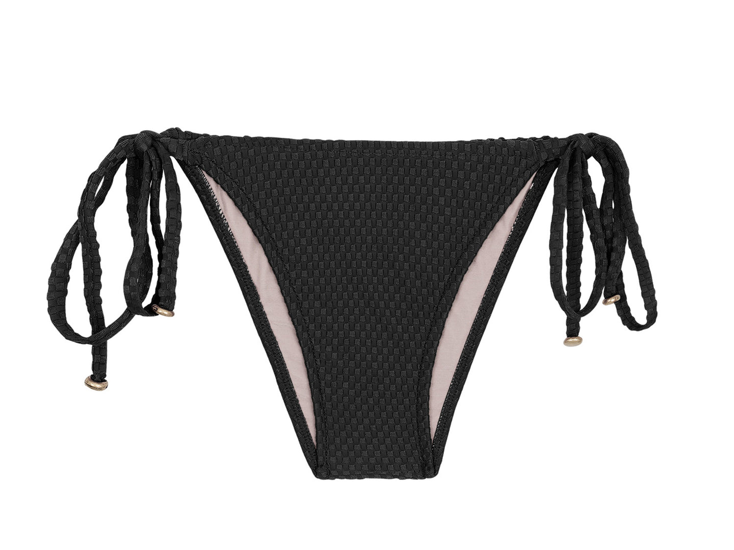 Product Front: Rio De Sol Bottom Bottom Cloque Preto Balconet