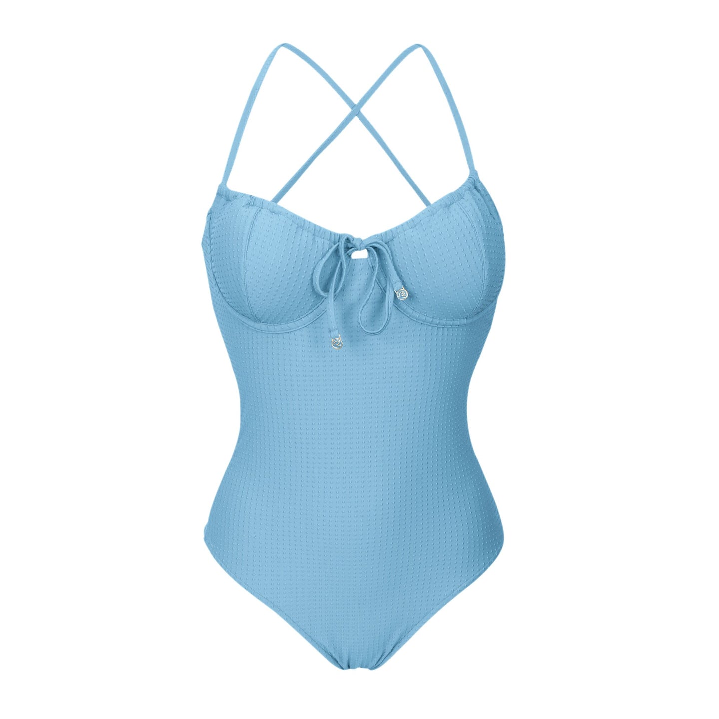 Product Front: Rio De Sol One-Piece Dots-Sky Julia