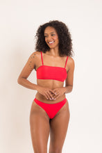 Load image into Gallery viewer, Image 03: Rio De Sol Set Set Rouge Bandeau-Reto Nice-Fio
