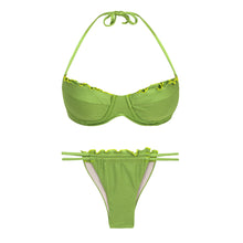 Load image into Gallery viewer, Product Front: Rio De Sol Set Set Shimmer-Botanica Balconet-Frufru Pipa-Frufru
