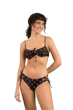 Load image into Gallery viewer, Image 04: Rio De Sol Top Top Cashew Balconet-Tie
