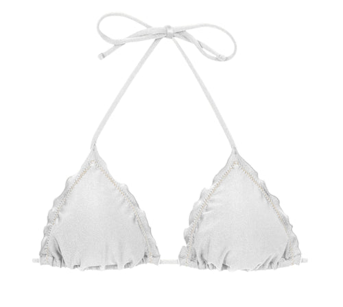 Product Front: Rio De Sol Top Top Shimmer-White Frufru
