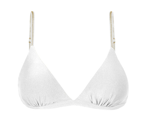 Product Front: Rio De Sol Top Top Shimmer-White Tri-Fixo