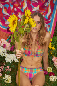 Image 07: Rio De Sol Top Top Tulip-Garden Halter-Cos