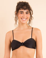 Load image into Gallery viewer, Top Shimmer-Black Bandeau-Joy
