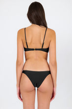 Load image into Gallery viewer, Top Shimmer-Black Bandeau-No
